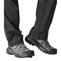Salomon men's black leather trainer