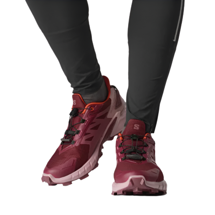 Salomon Womens Trainer Supercross 4 GTX W Tawny Port/Deauville Mauve/Cherry Tomato