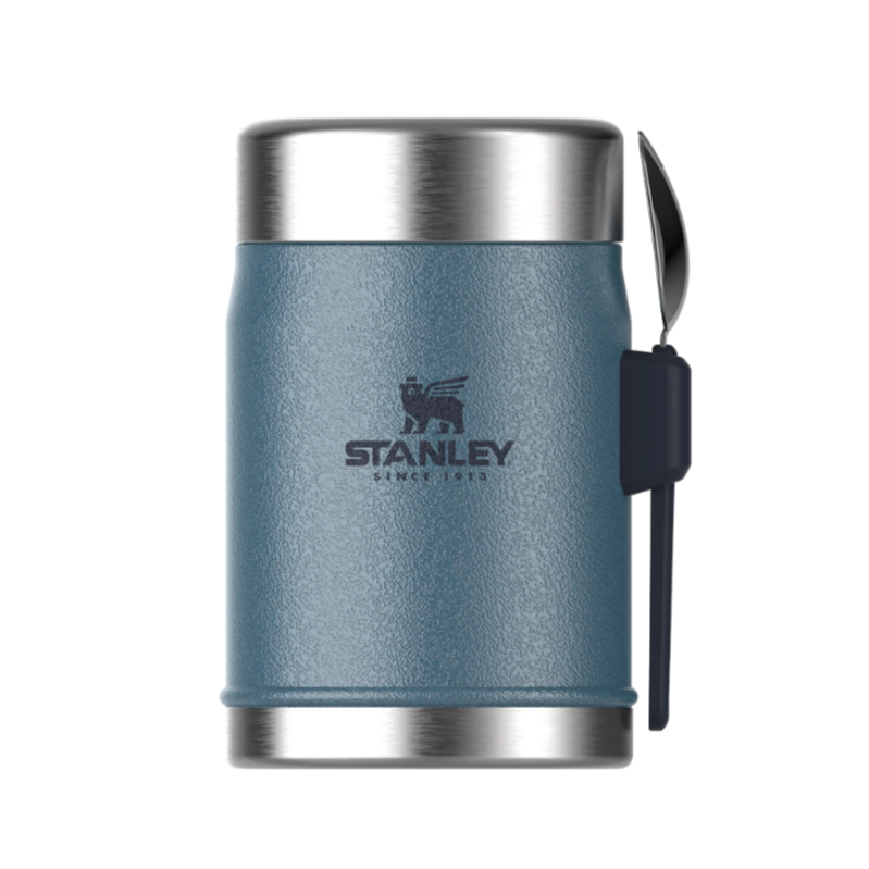 Stanley Legendary Classic Food Jar & Spork 14oz Hammertone Lake