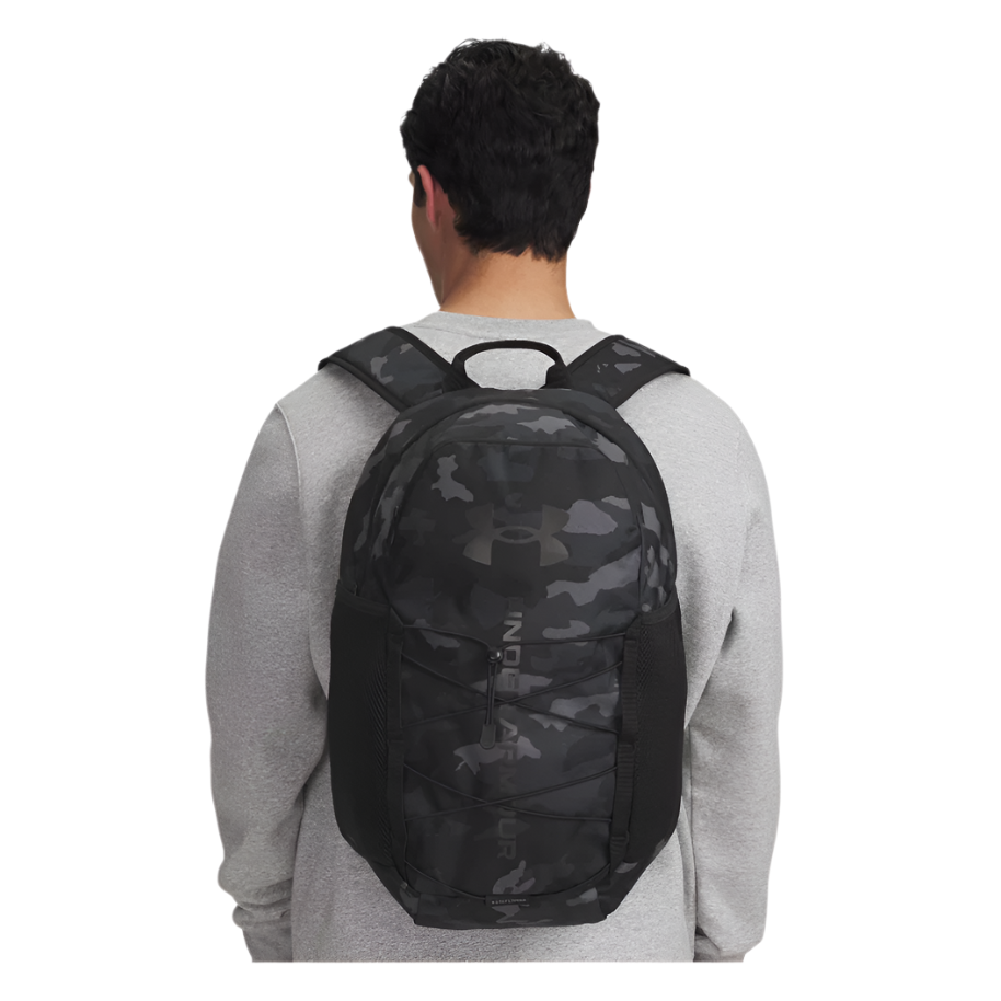 Under Armour Unisex Backpack Hustle Sport 6.0 Black/Metallic Black