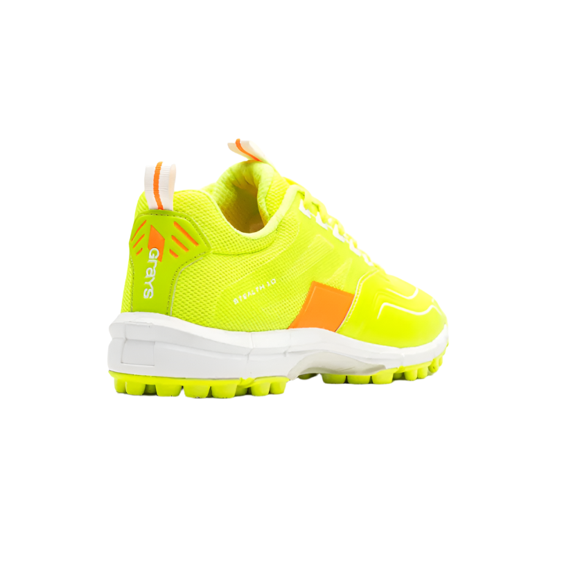 Grays Kids Hockey Shoe Stealth 1.0 Fluorescent Yellow