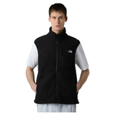 The North Face men's black fleece clothing with zip