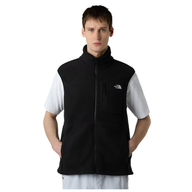 The North Face men's black fleece clothing with zip