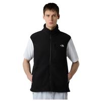 The North Face men's black fleece clothing with zip