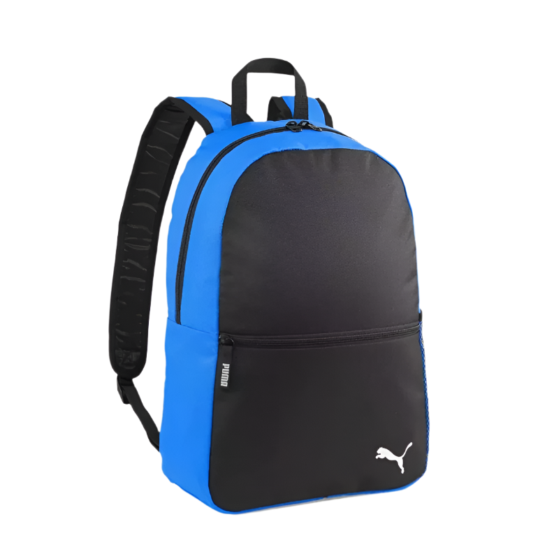 Puma TeamGOAL electric blue and black backpack