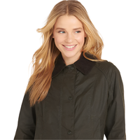 Barbour Womens Wax Jacket Beadnell Olive