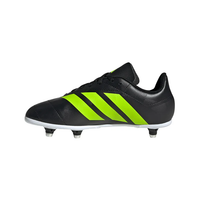 Adidas kids' black leather boot