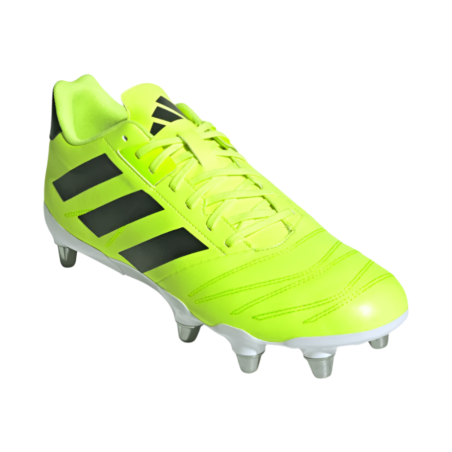 Adidas Mens Rugby Boots Kakari Elite SG Black/Lucid Lemon/Cloud White