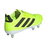 Adidas Mens Rugby Boots Kakari Elite SG Black/Lucid Lemon/Cloud White
