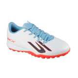 Skechers kids' white and pink boot