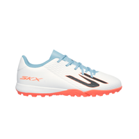 Skechers kids' white and pink boot