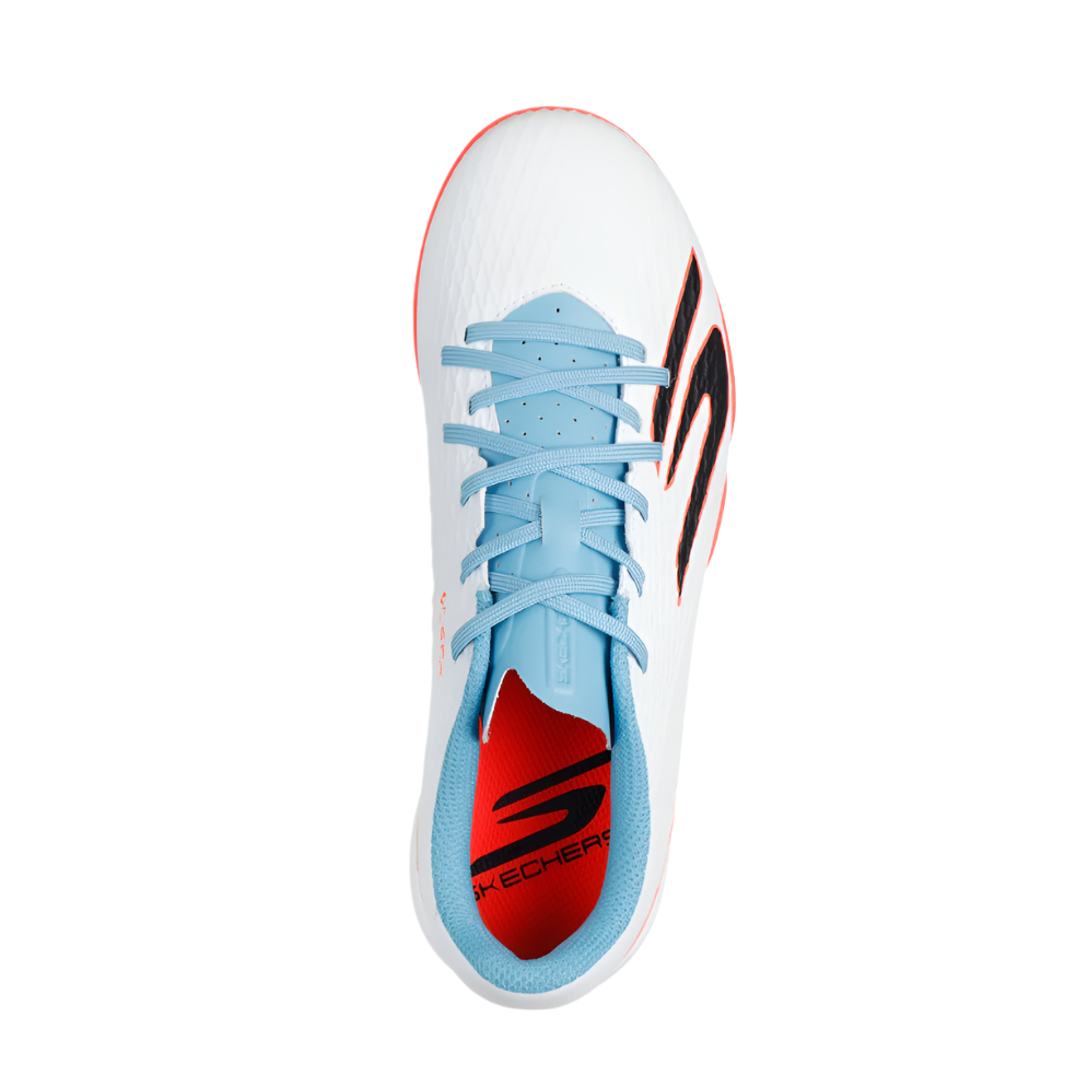 Skechers Youth Turf Boot SKX_2 White/Turquoise/Pink