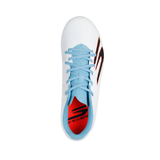 Skechers Junior Football Boot SKX_2 MG White/Turquoise/Pink