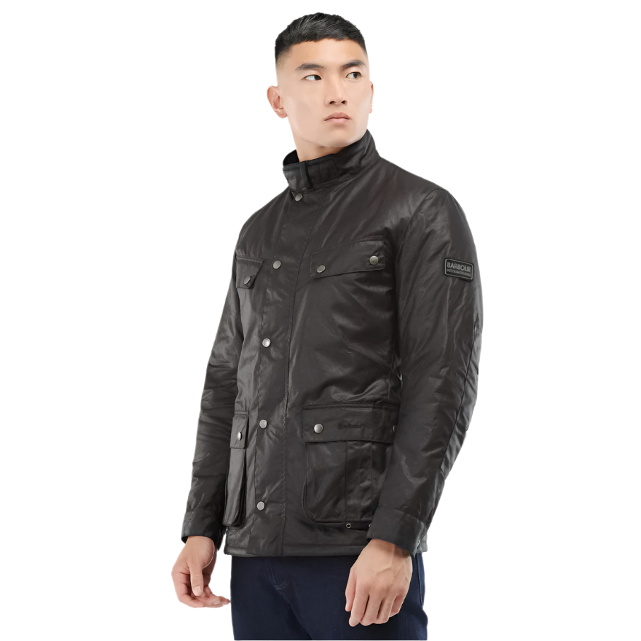 Barbour International Mens Jacket Wax Tourer Duke Rustic