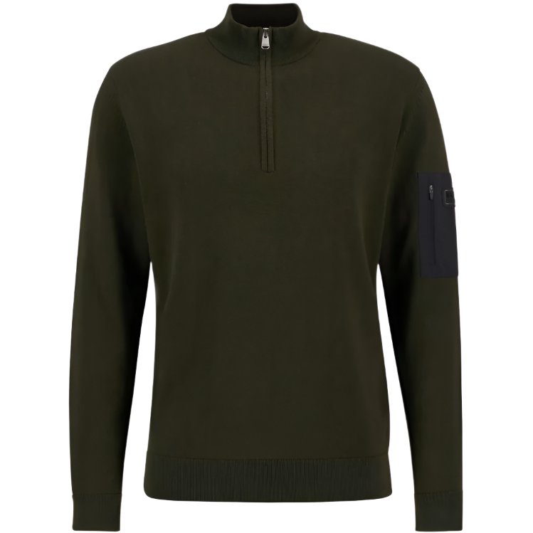 Barbour International men's cotton quarter-zip top