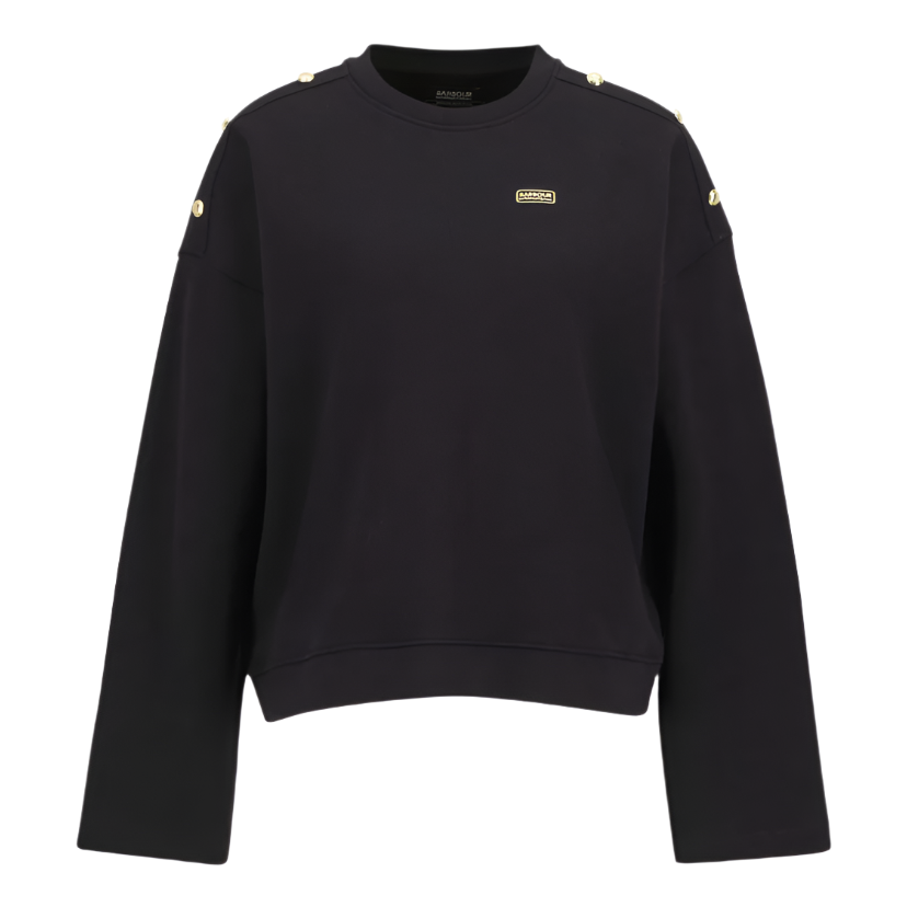 Barbour International Womens Sweatshirt Juliana Black