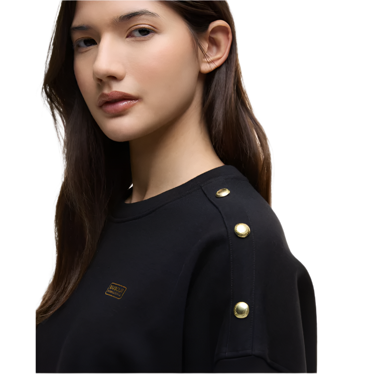 Barbour International Womens Sweatshirt Juliana Black