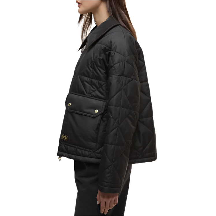 Barbour International Womens Jacket Juliana Quilted Black
