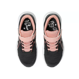 Asics Girls Trainer Contend 9 PS Black/Dark Pink Clay