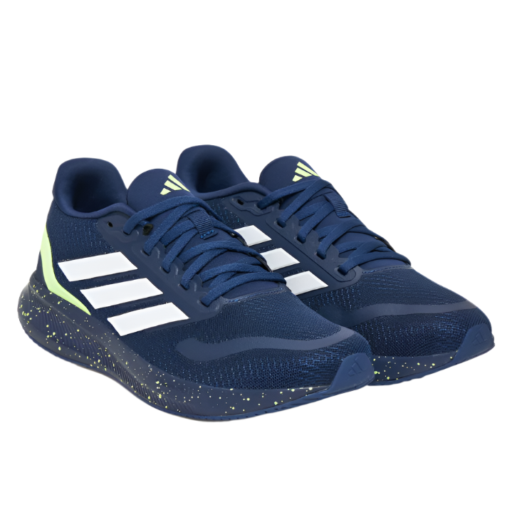 Adidas Junior Trainer Runfalcon 5 Dark Blue/White/Yellow