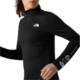 The North Face Womens Sweatshirt Flex ¼ Zip Graphic Black
