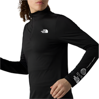 The North Face Womens Sweatshirt Flex ¼ Zip Graphic Black