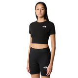 The North Face Womens Tee Essential Cropped Slim SS Black