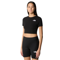 The North Face Womens Tee Essential Cropped Slim SS Black