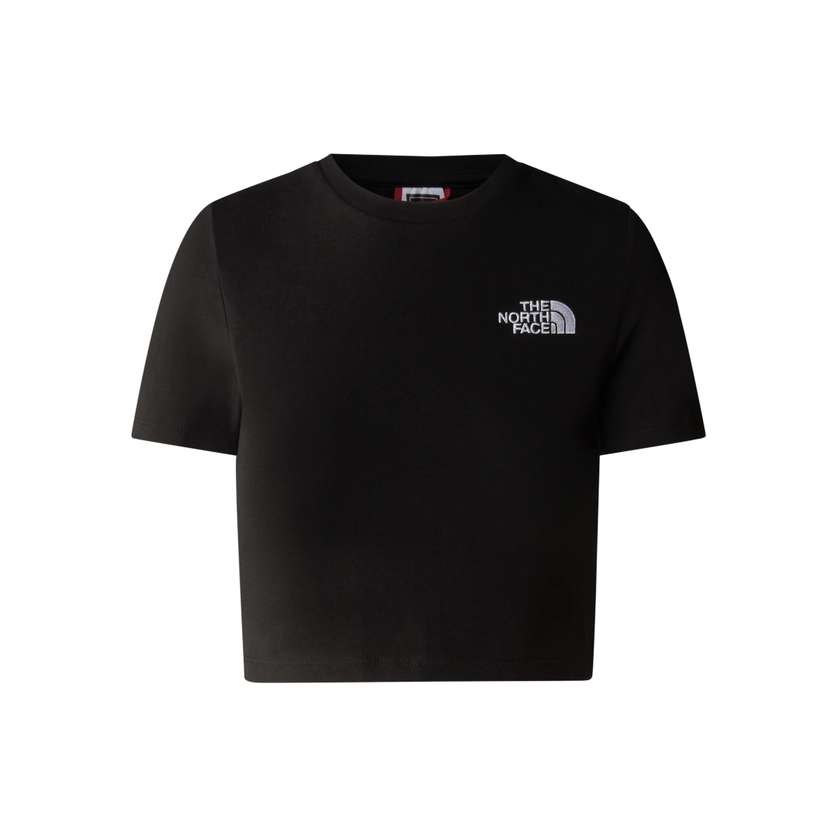 The North Face Womens Tee Essential Cropped Slim SS Black