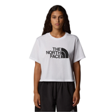 The North Face Womens Tee Easy Relaxed Cropped SS White