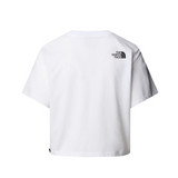 The North Face Womens Tee Easy Relaxed Cropped SS White