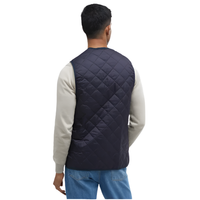 Barbour Mens Waistcoat Quilted/Zip-In Liner Navy