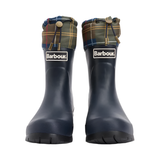 Barbour women's navy boot with drawstring