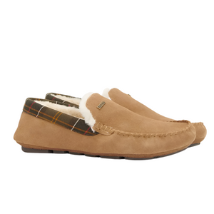 Barbour Mens Slipper Monty Camel
