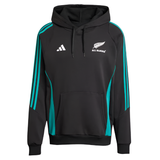 Adidas Mens All Blacks Hoodie All Black/Pure Teal