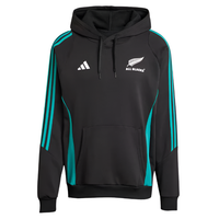 Adidas Mens All Blacks Hoodie All Black/Pure Teal