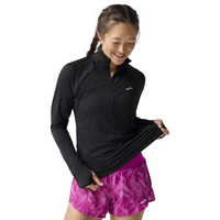 Brooks women's black top with zip