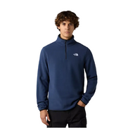 The North Face men's navy fleece quarter-zip top