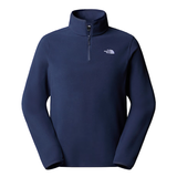 The North Face men's navy fleece quarter-zip top