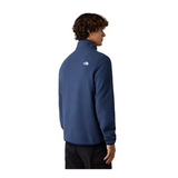 The North Face men's navy fleece quarter-zip top