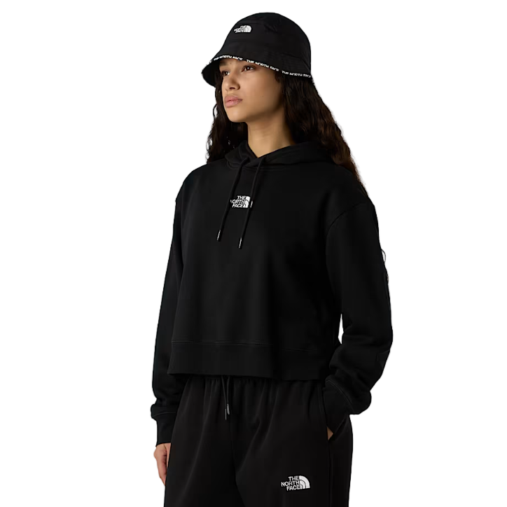The North Face Womens Hoodie Essential Cropped Black - NF0A89EX JK31