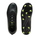 Puma Junior Football Boots Future 8 Play FG/AG Black/Fizzy Light Green