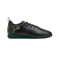Puma Junior Astro Turf Boot Future 8 Play IT Black/Fizzy Light Green