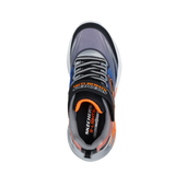 Skechers Boys Trainer S Lights Flex-Glow Ultra Black/Silver