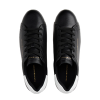 Tommy Hilfiger Womens Trainer Chic Platform Cupsole Patent Black