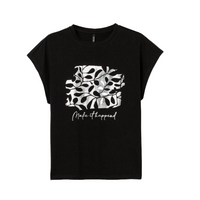 Tiffosi Womens T-Shirt Madrid Black