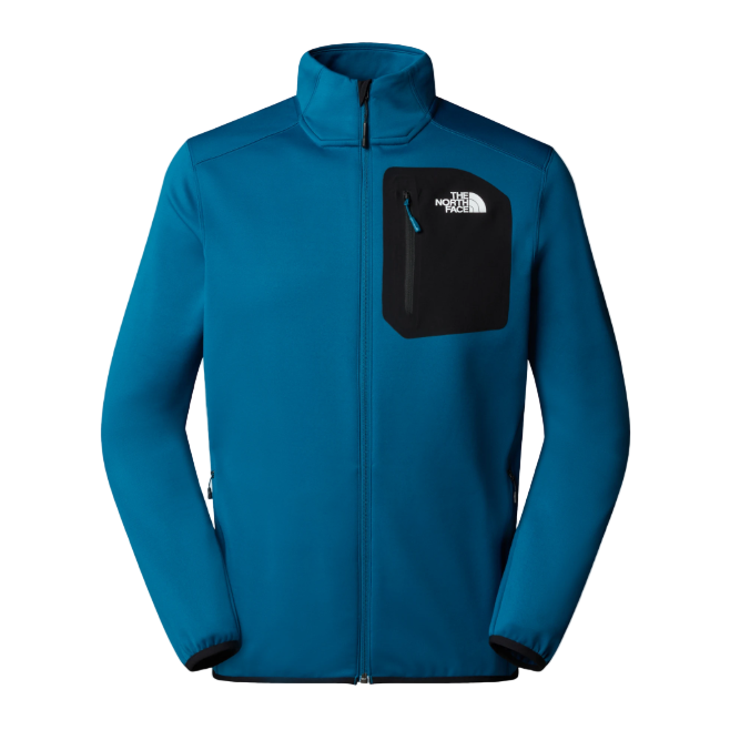 The North Face Mens Full Zip Crest Mineral Ink/TNF