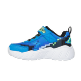 Skechers Boys Trainer Mega Scene Black/Blue/Lime