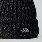 The North Face Unisex Beanie Cozy Chunky Cabin Black/White