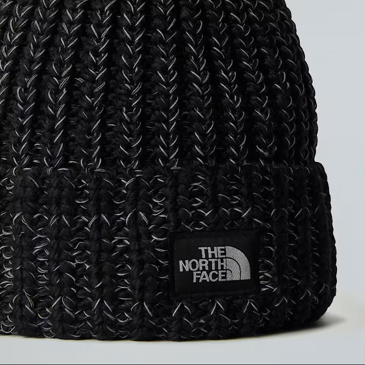 The North Face Unisex Beanie Cozy Chunky Cabin Black/White